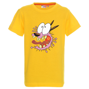 Цветна детска тениска- Кучето Кураж