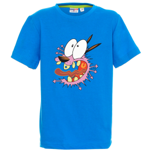 Цветна детска тениска- Кучето Кураж