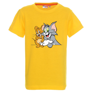 Цветна детска тениска- Том и Джери