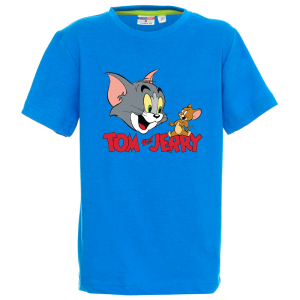 Цветна детска тениска- Том и Джери