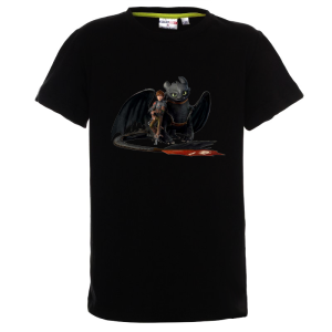 Цветна детска тениска- Как да дресираш дракон