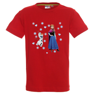 Цветна детска тениска- Замръзналото кралство, Анна