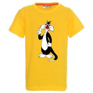 Цветна детска тениска- Силвестър