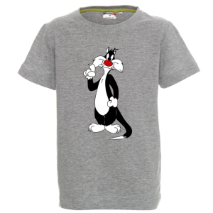 Цветна детска тениска- Силвестър