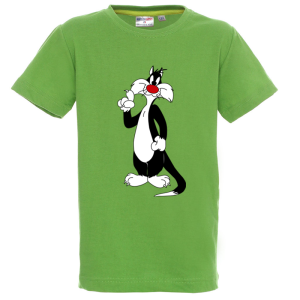 Цветна детска тениска- Силвестър