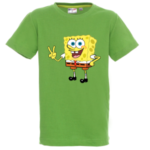 Цветна детска тениска- Спондж Боб
