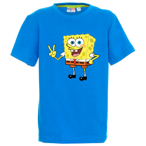 Цветна детска тениска- Спондж Боб
