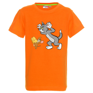 Цветна детска тениска- Том и Джери