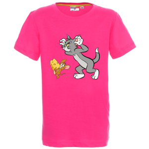 Цветна детска тениска- Том и Джери