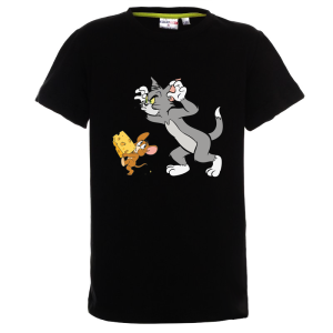 Цветна детска тениска- Том и Джери
