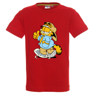 Цветна детска тениска- Гарфилд