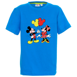 Цветна детска тениска- Мини и Мики