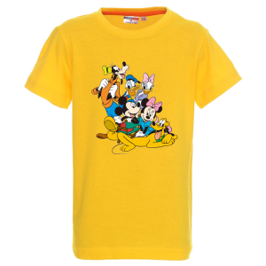Цветна детска тениска- Мики и приятели