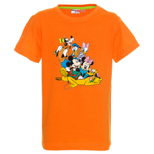 Цветна детска тениска- Мики и приятели