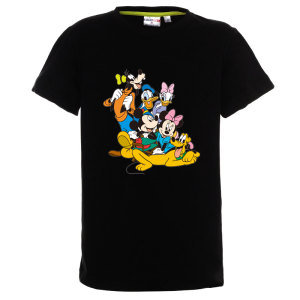 Цветна детска тениска- Мики и приятели