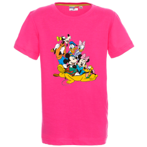 Цветна детска тениска- Мики и приятели
