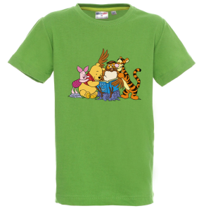 Цветна детска тениска- Мечо Пух