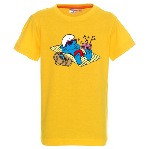 Цветна детска тениска- Смърф