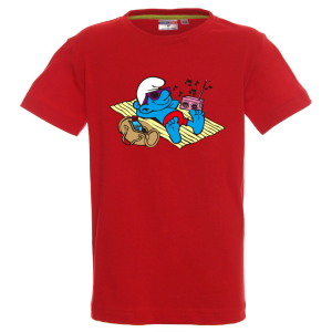 Цветна детска тениска- Смърф