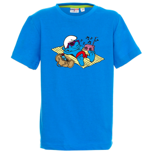 Цветна детска тениска- Смърф