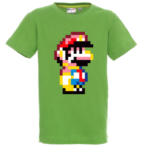 Цветна детска тениска- Супер Марио