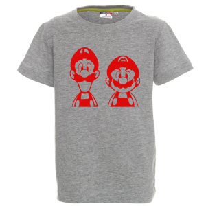 Цветна детска тениска- Супер Марио