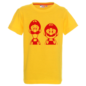 Цветна детска тениска- Супер Марио