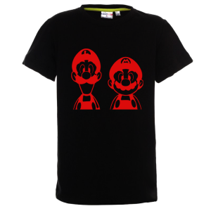 Цветна детска тениска- Супер Марио