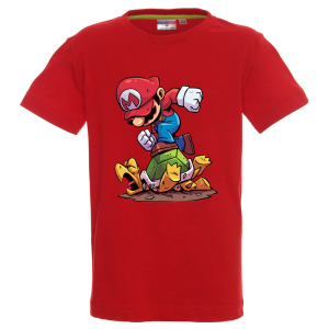 Цветна детска тениска- Супер Марио