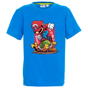 Цветна детска тениска- Супер Марио