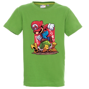 Цветна детска тениска- Супер Марио