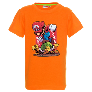 Цветна детска тениска- Супер Марио