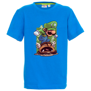 Цветна детска тениска- Супер Марио