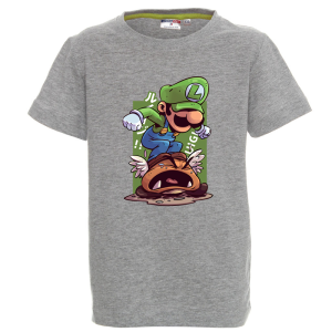 Цветна детска тениска- Супер Марио