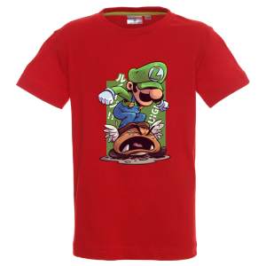 Цветна детска тениска- Супер Марио
