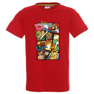 Цветна детска тениска- Супер Марио