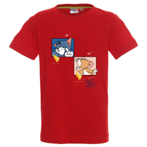 Цветна детска тениска- Том и Джери