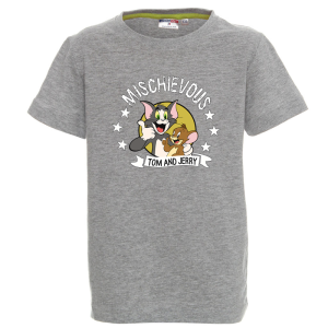 Цветна детска тениска- Том и Джери