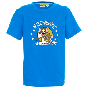 Цветна детска тениска- Том и Джери