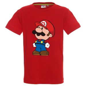 Цветна детска тениска- Супер Марио