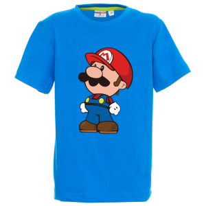 Цветна детска тениска- Супер Марио