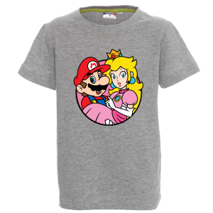 Цветна детска тениска- Супер Марио