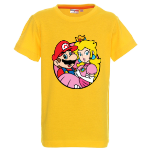 Цветна детска тениска- Супер Марио
