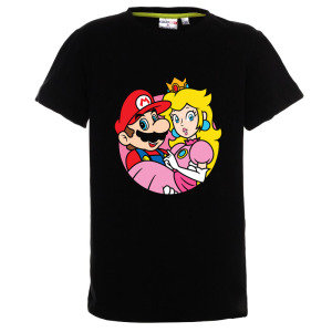 Цветна детска тениска- Супер Марио
