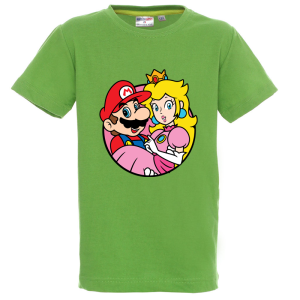 Цветна детска тениска- Супер Марио