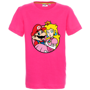 Цветна детска тениска- Супер Марио