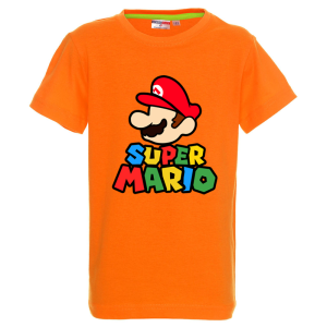 Цветна детска тениска- Супер Марио