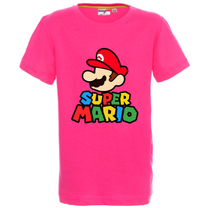 Цветна детска тениска- Супер Марио