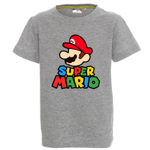 Цветна детска тениска- Супер Марио