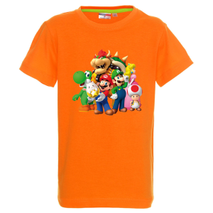 Цветна детска тениска- Супер Марио